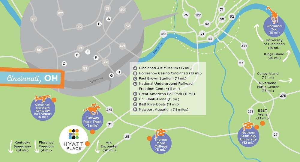 פלורנס Hyatt Place Cincinnati Airport מראה חיצוני תמונה